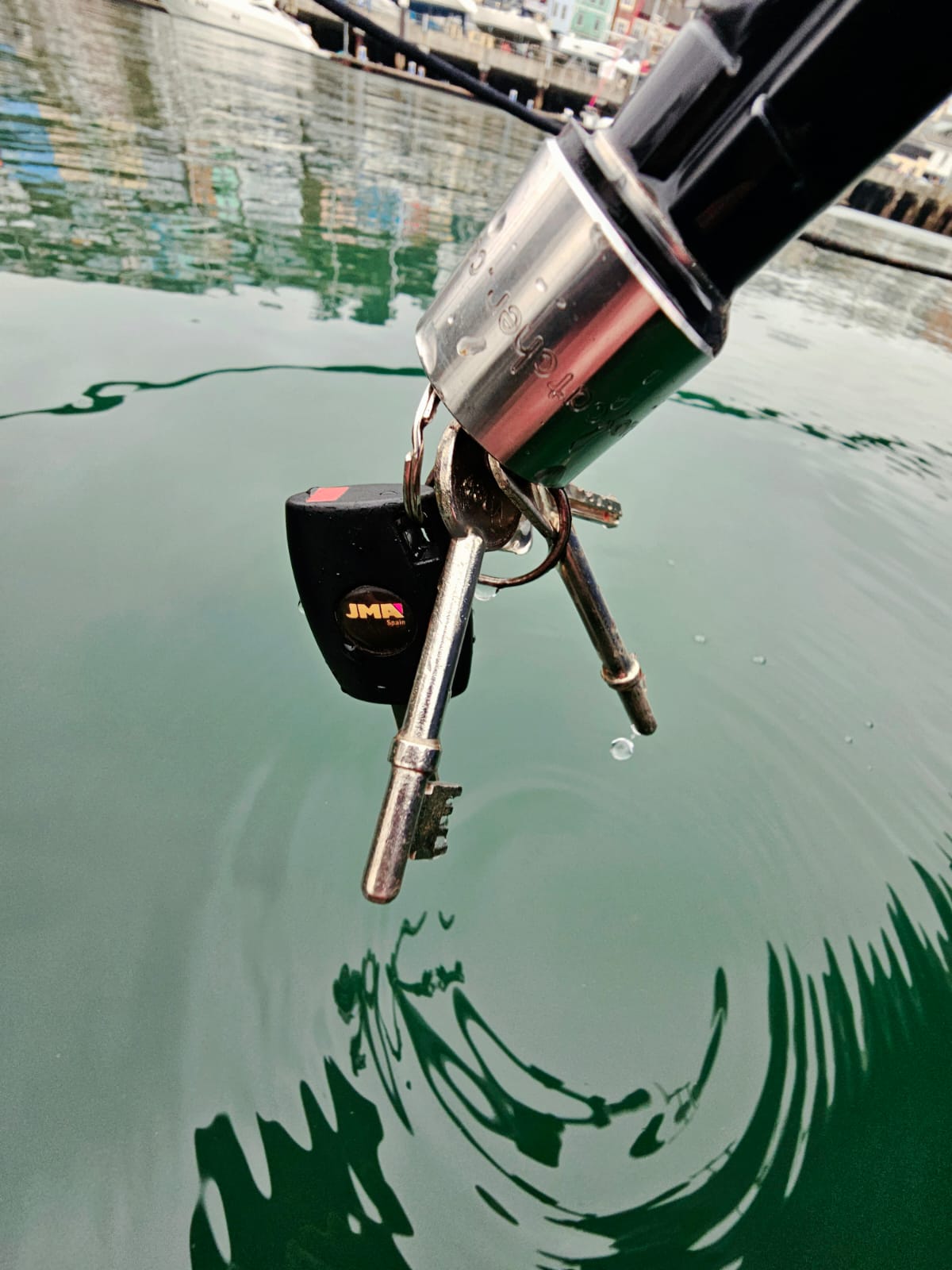 15 Kilo lift 316 Polished Stainless Magnet Attachment with threaded ...